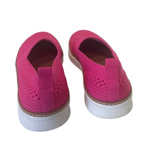 Talbots Womens Perforated Pink Slip-On Sneakers 7M Comfort Stretch - Picture 2 of 5